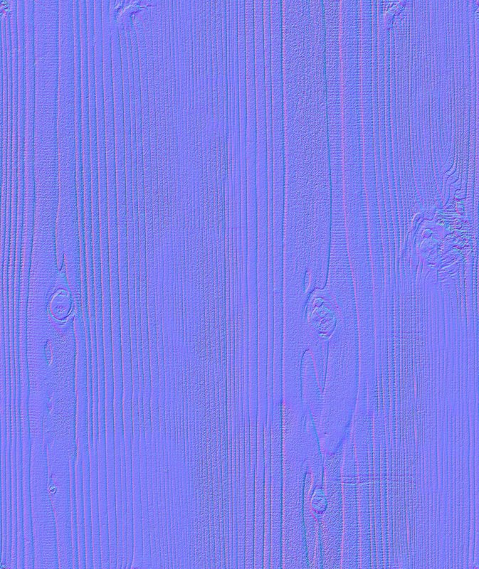 Карта нормалей дерево