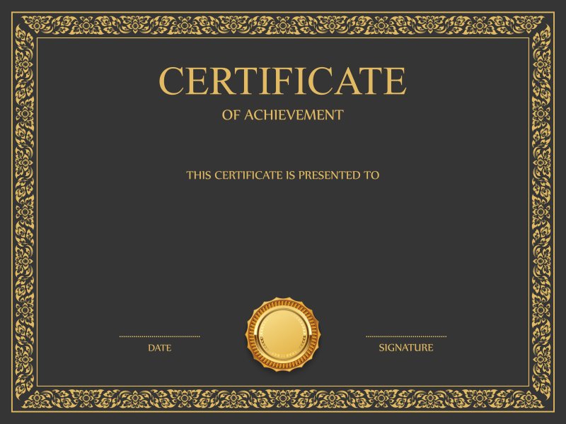 Фон для сертификата