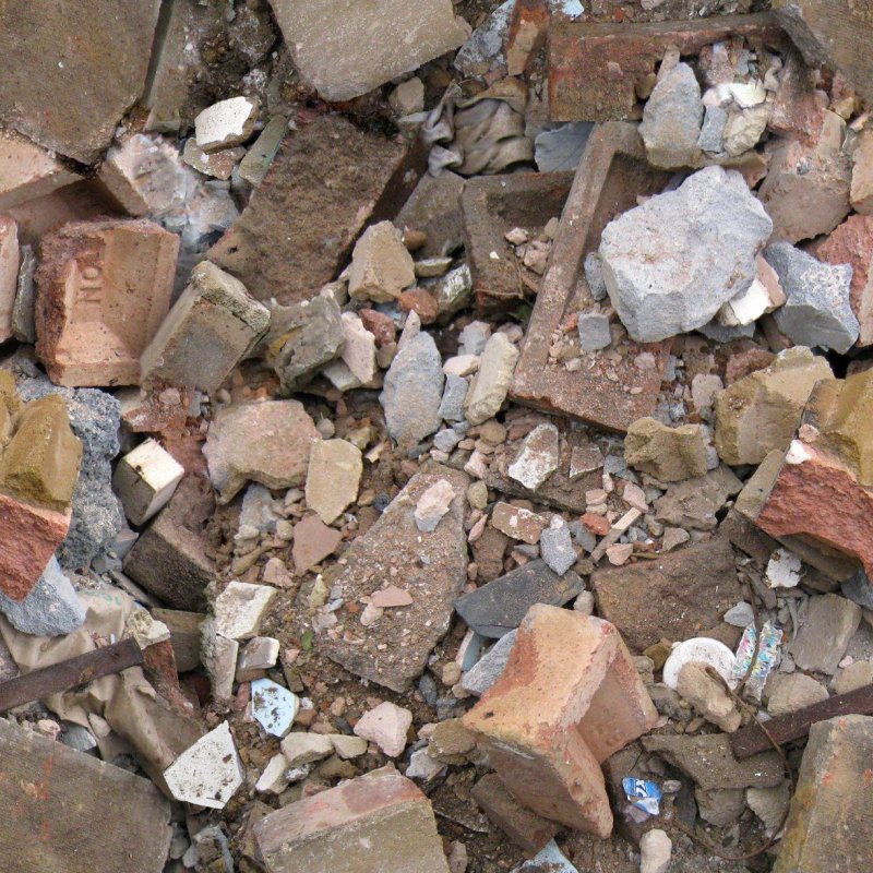 Бетонные обломки