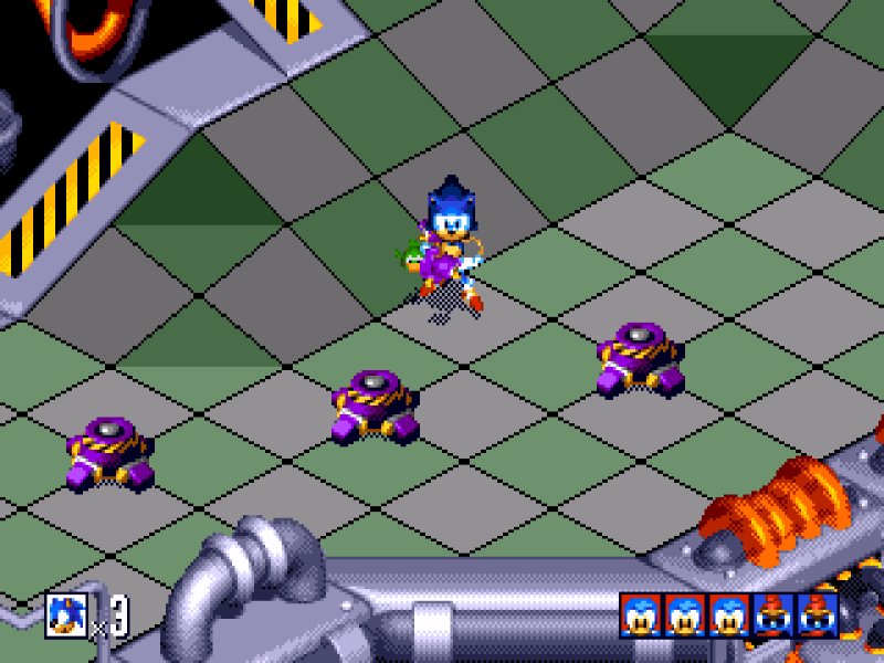 Sonic 3d Blast Sega Mega Drive