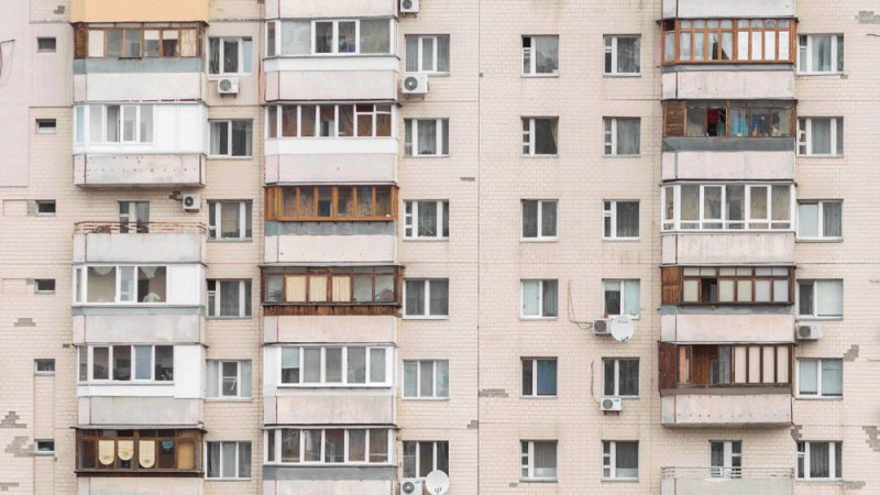 Панельный многоэтажный дом