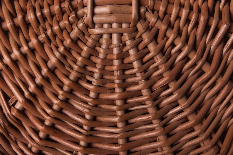 Текстура плетеной корзины