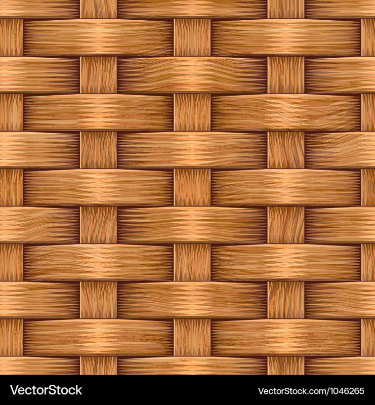 Узор плетеной корзины