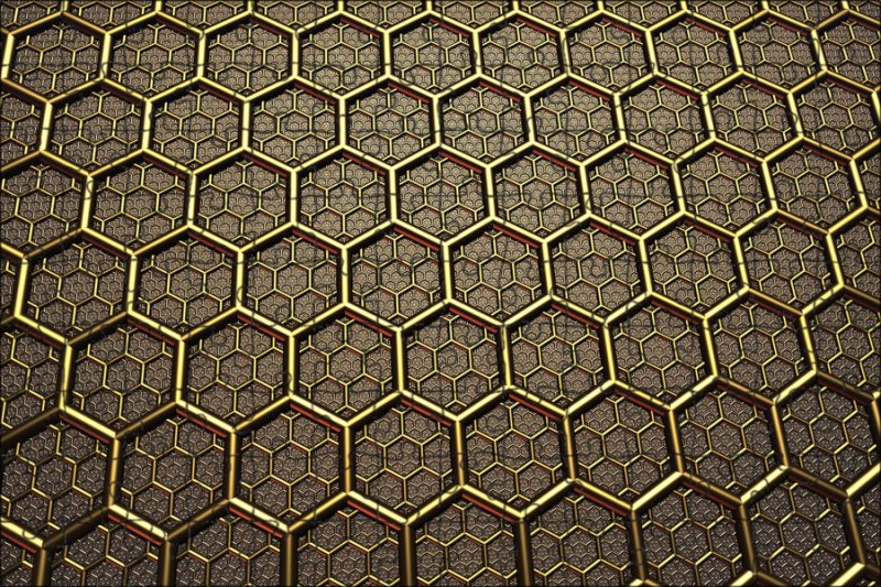 Сетка Гексагон металл