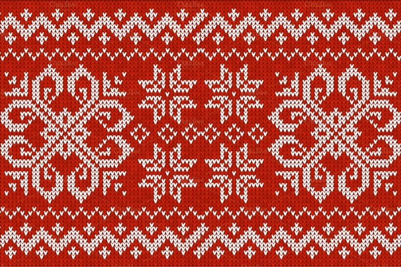 Свитер с орнаментом