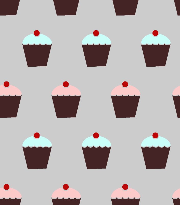 Пироженки и тортики паттерн