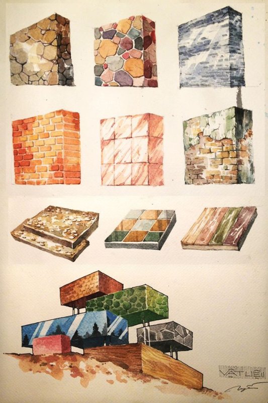 Текстуры в скетчинге