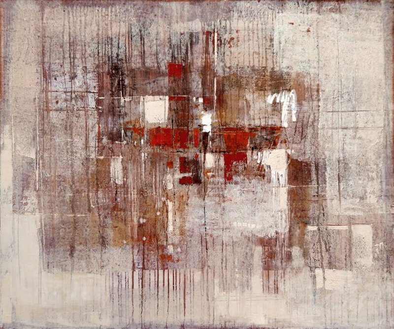 Абстрактная живопись в лофт