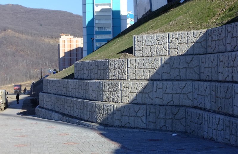 Штарком подпорные стены