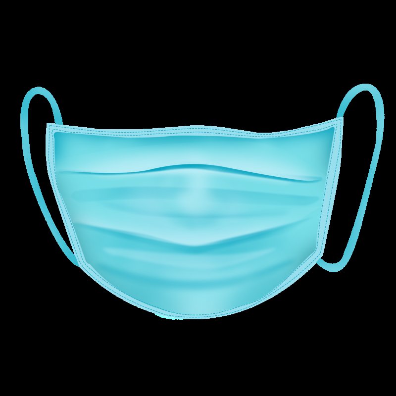 Маска медицинская без фона