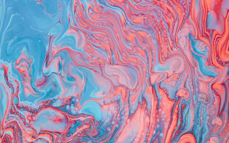 Разноцветные разводы