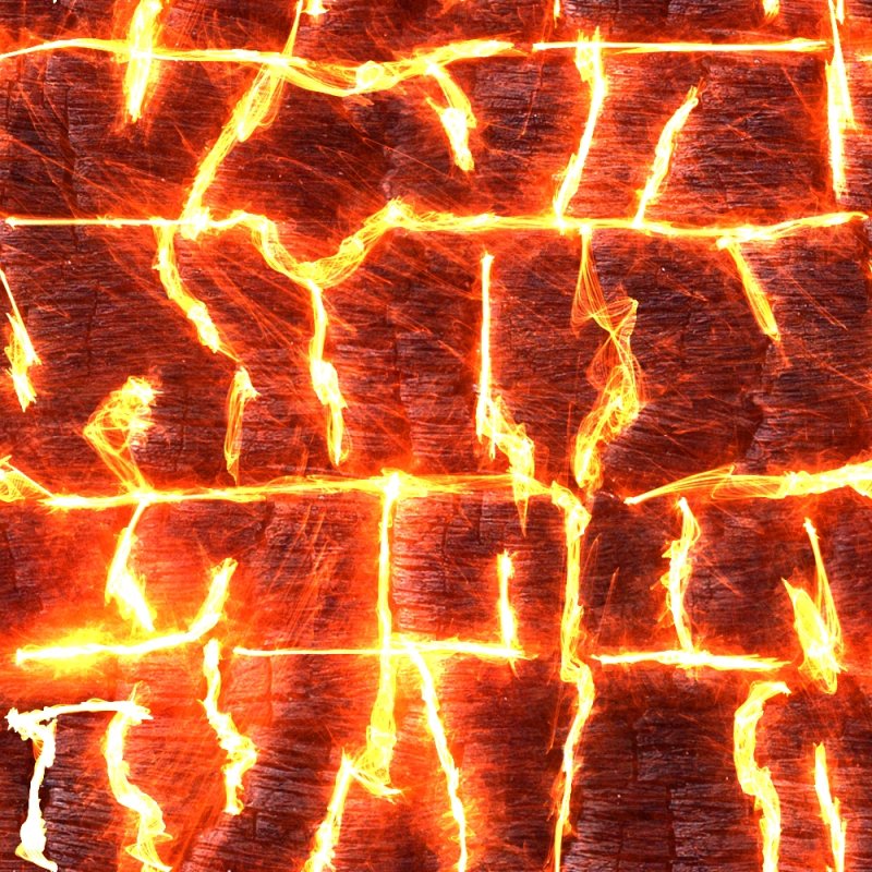 Текстура сгоревшего металла