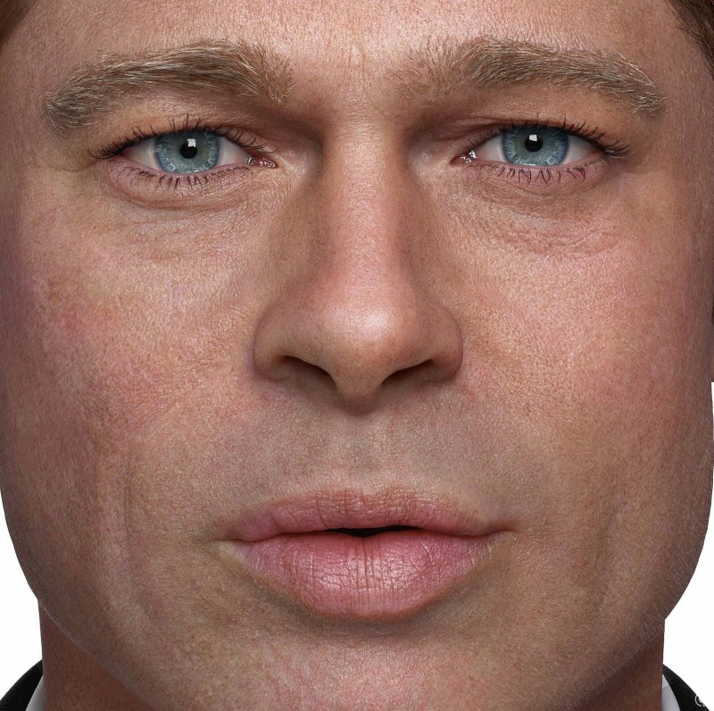 Брэд Питт глаза