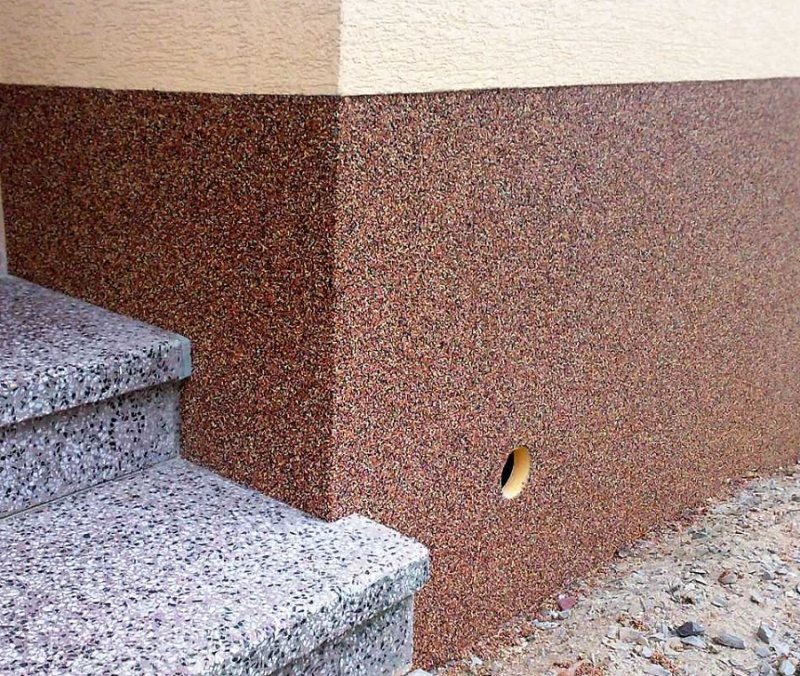 Мозаичная штукатурка для цоколя Церезит