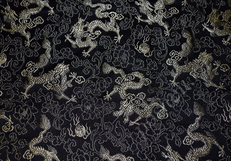 Ткань с драконами