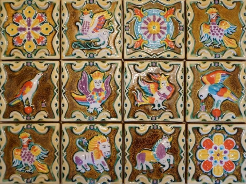 Плитка майолика изразцы