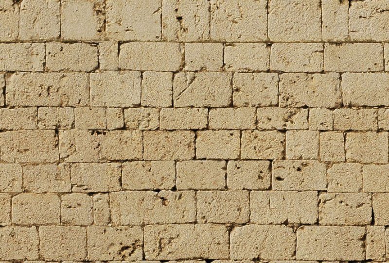 Фактура средневековой стены из блоков
