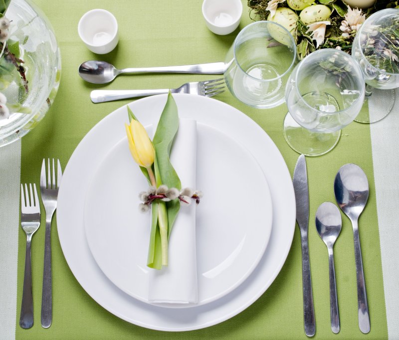 Сервировка обеда