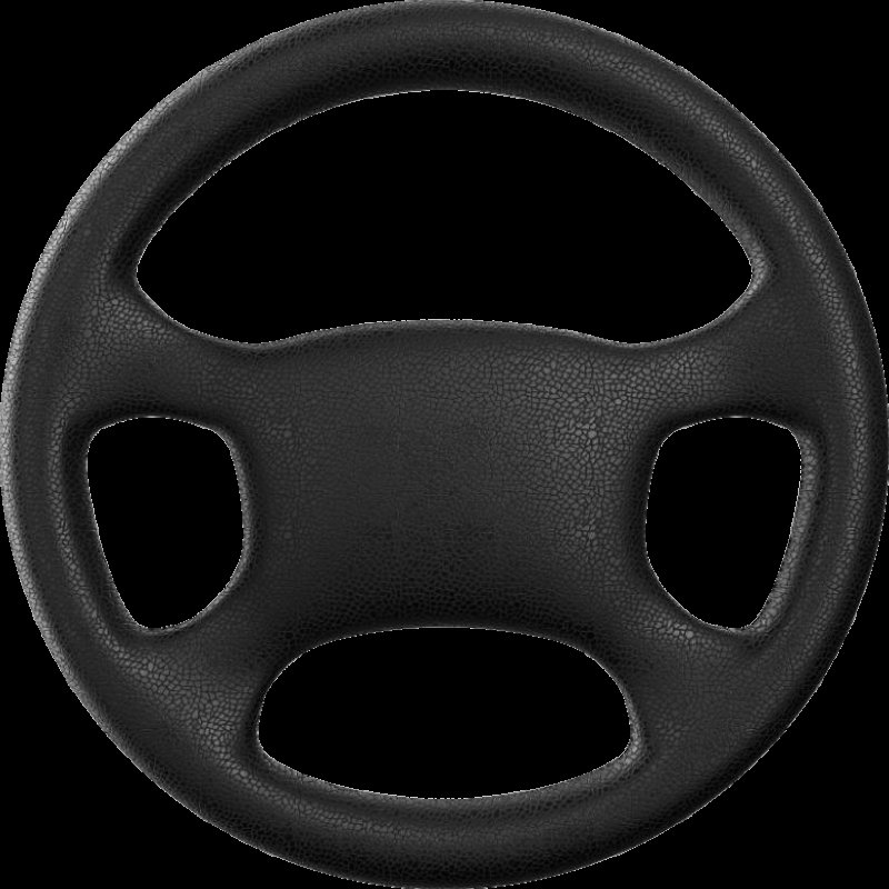 Руль на белом фоне