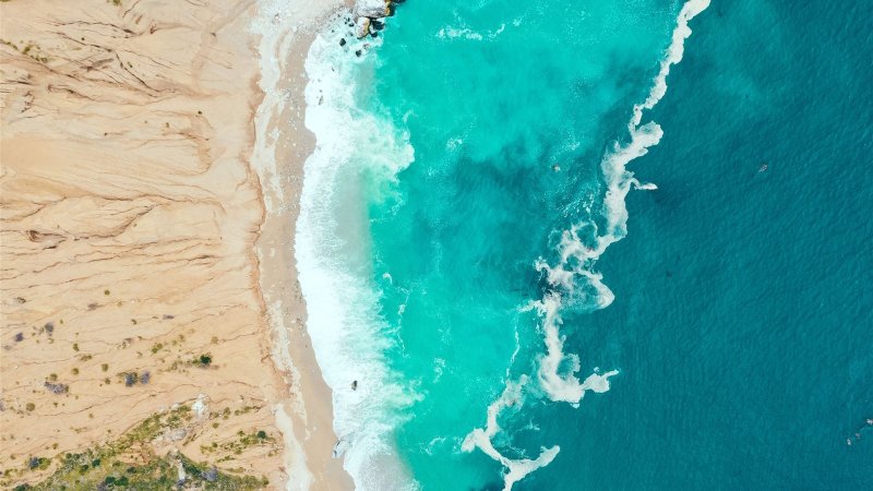 Пляж вид сверху