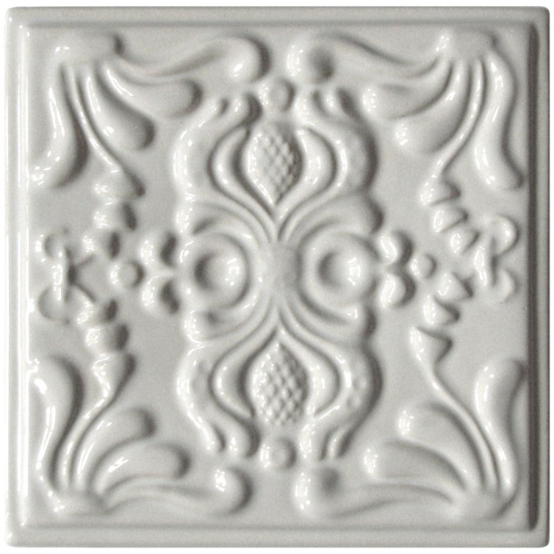 Изразцовая плитка белая