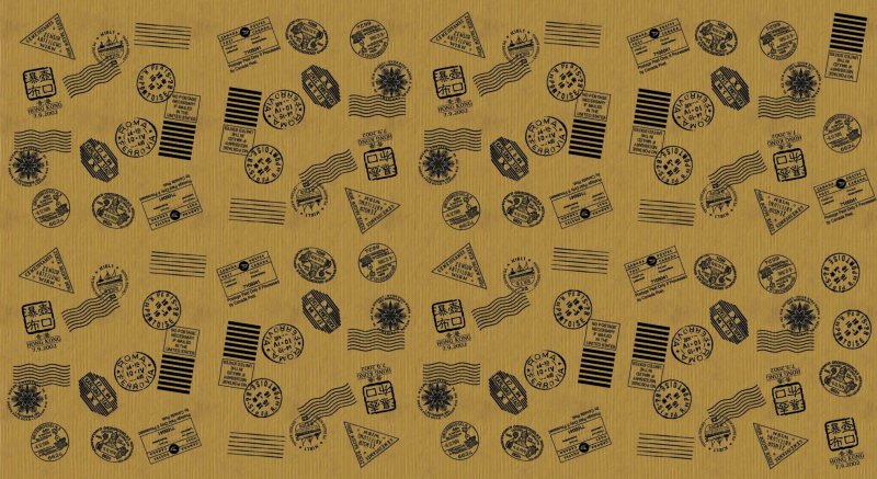 Принт подарочной бумаги