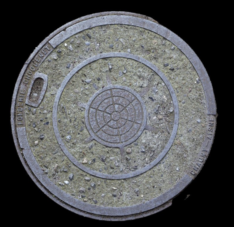 Люк колодца вид сверху