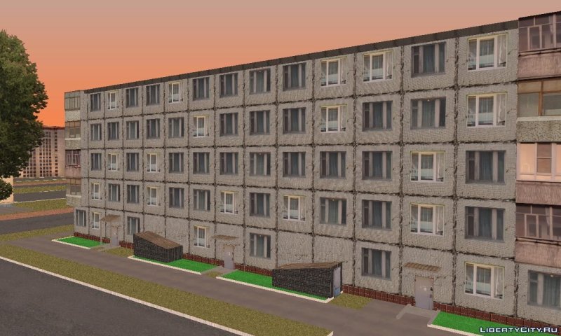 Фасад панельного дома