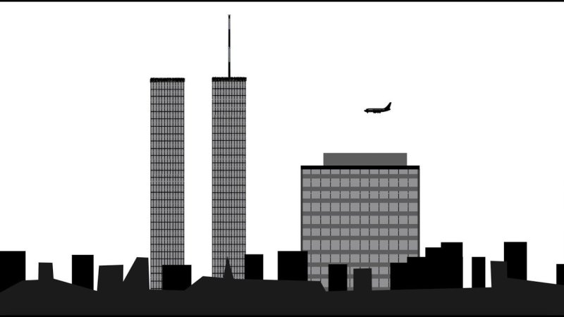 Башни Близнецы вектор