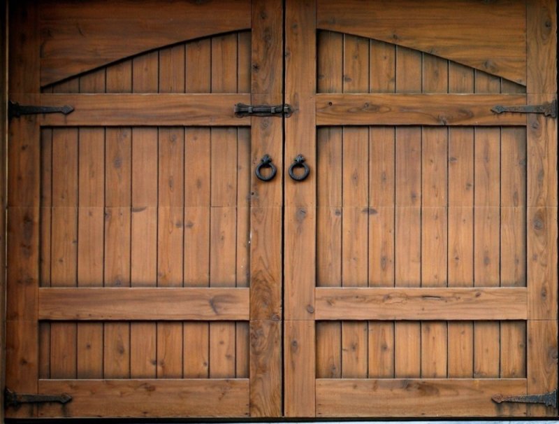 Деревянные ворота