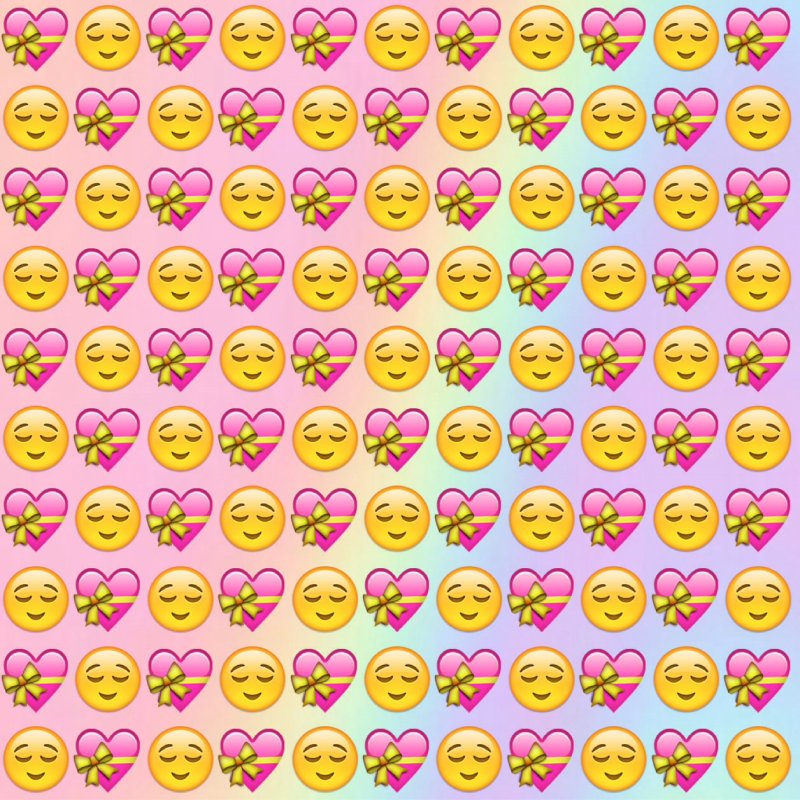 Фон из смайликов