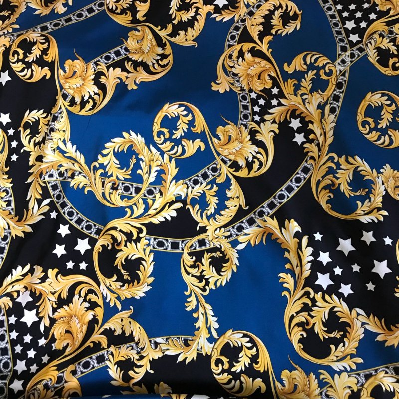 Шелк Версаче принт