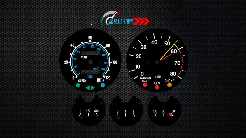 Шкалы приборной панели ВАЗ 2107