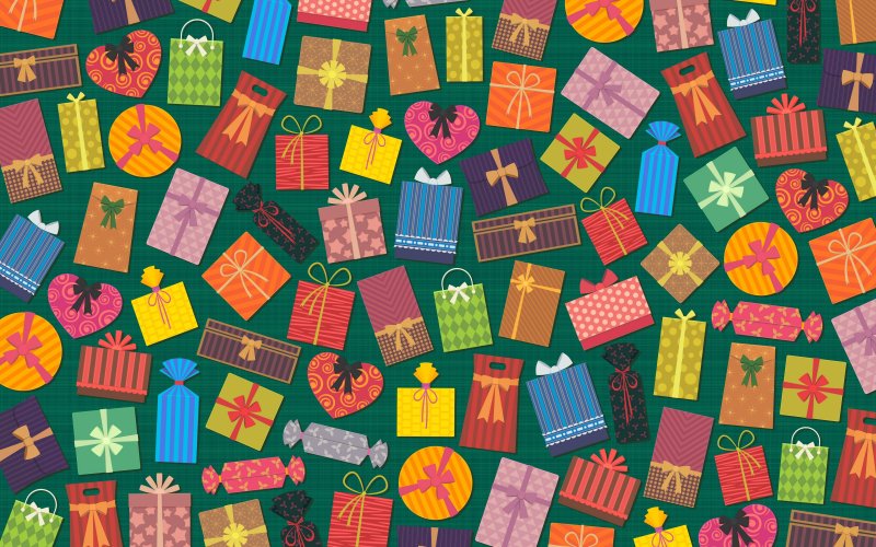 Фон для упаковки подарков