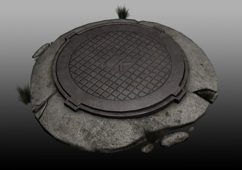 Канализационный люк Черепашки ниндзя