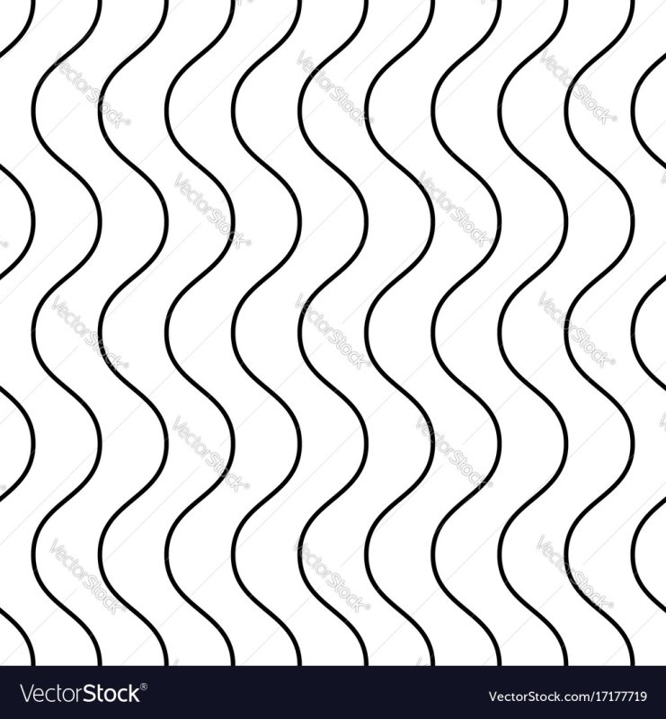 Паттерн волнистые линии