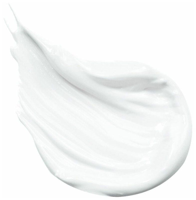 Мазок крема на прозрачном фоне