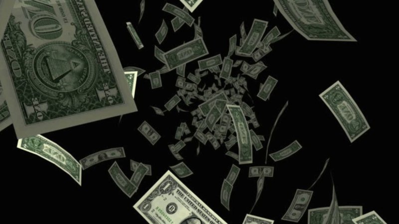 Деньги падают