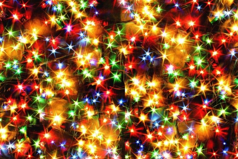 Разноцветные огоньки