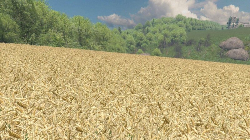 Farming Simulator 19 пшеница