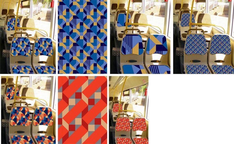 Сиденья в автобусе