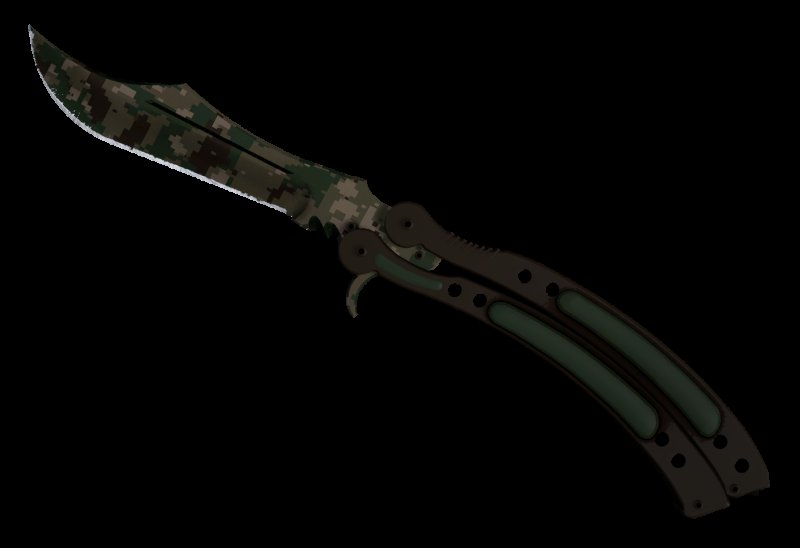 Нож бабочка допплер сапфир