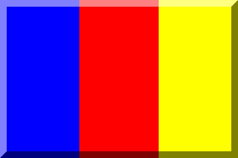 «Красный, желтый, синий II» Эльсуорт Келли