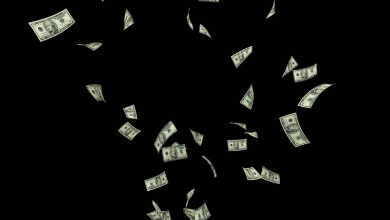 Деньги падают