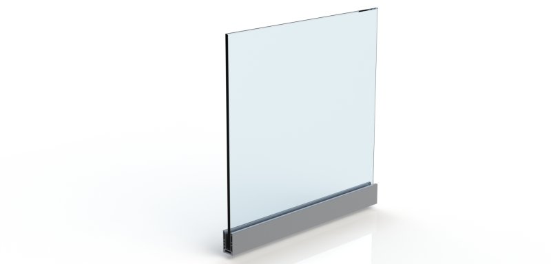 ЛК 60 профиль для стеклянных