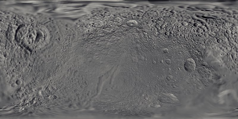 Поверхность дионы