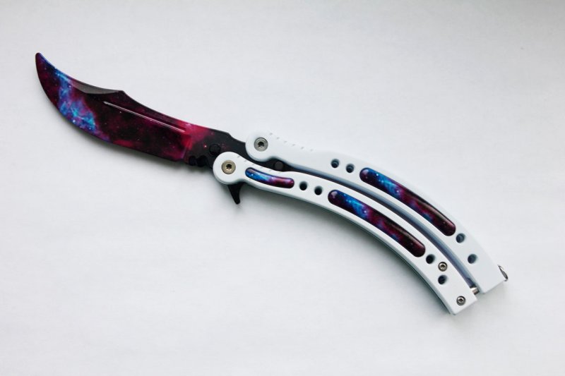 Нож бабочка ультрафиолет КС