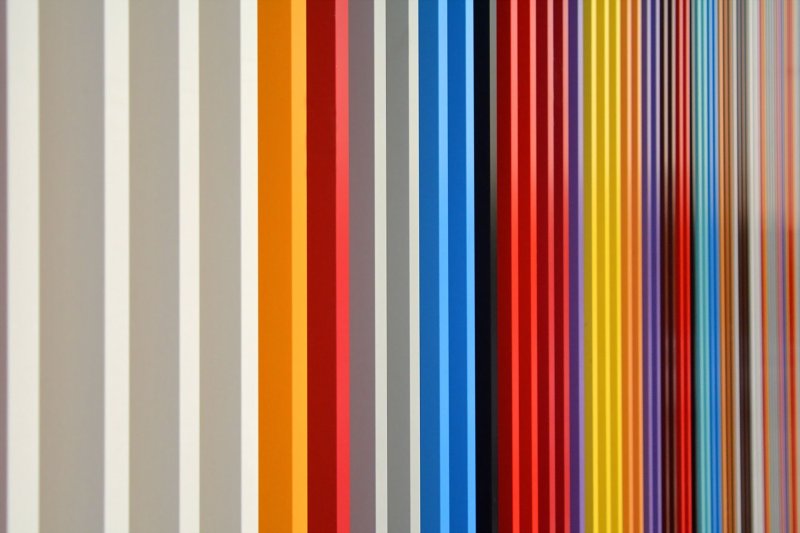 Цветные полоски фасадные