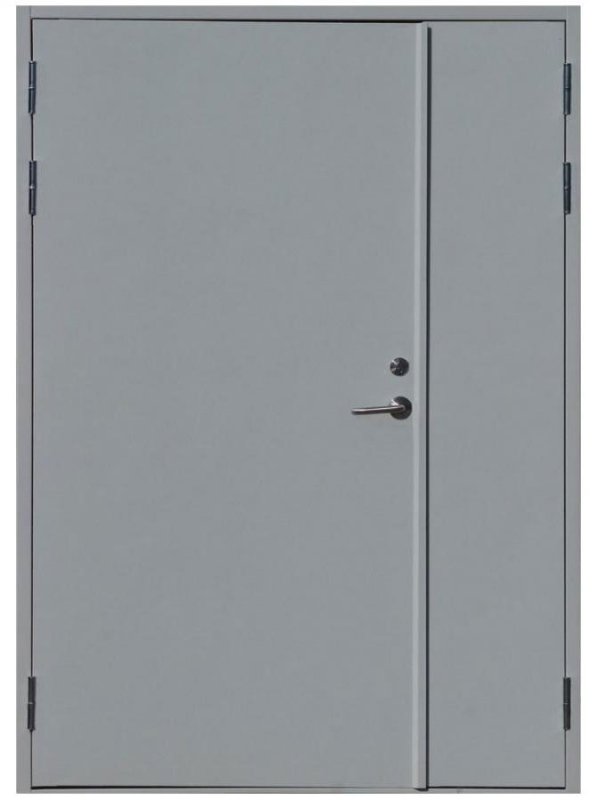 Дверь противопожарная металлическая двупольная ДПМ-02/60