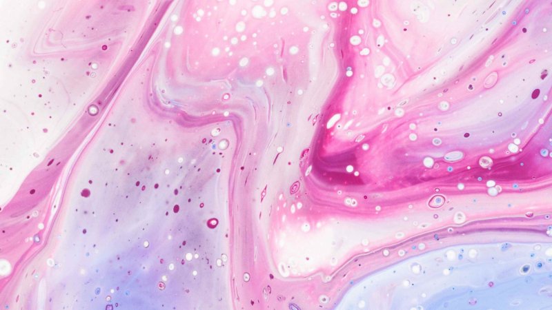 Розовые разводы